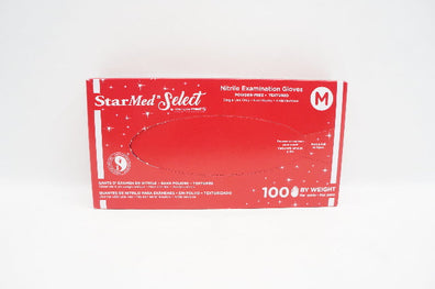 StarMed SMNS103 Nitrile Examination Gloves 7-7.5 M - Box of 100